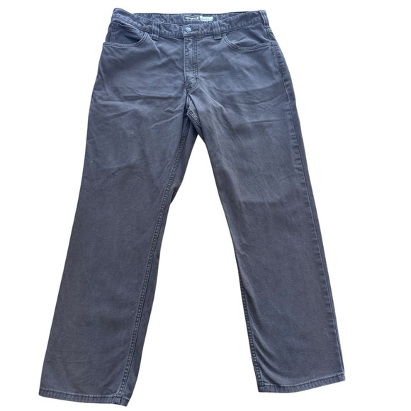 Carhartt Rugged Flex Relaxed Fit Canvas Cargo Work Pant Gray Men's Size 36x30‎ - Picture 1 of 9